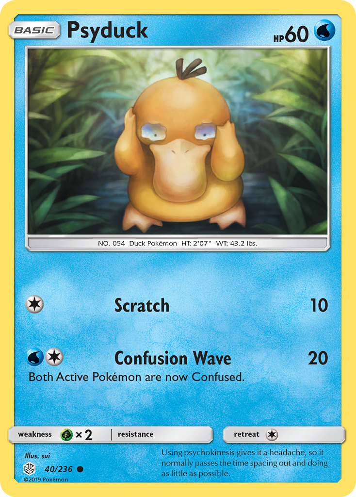 Psyduck (40/236) [Sun & Moon: Cosmic Eclipse] | Fandemonia Ltd