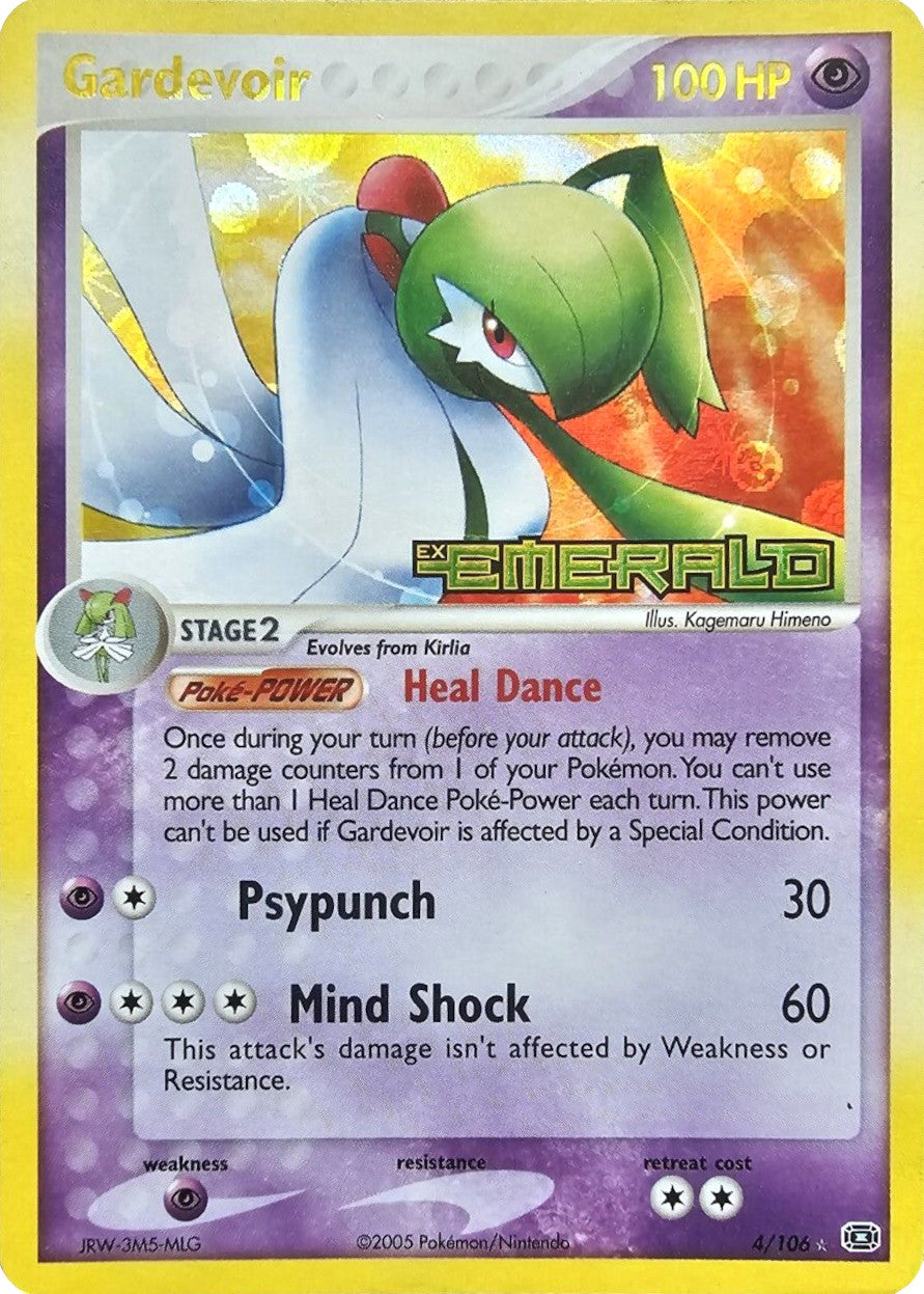 Gardevoir (4/106) (Stamped) [EX: Emerald] | Fandemonia Ltd