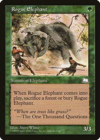Rogue Elephant [Weatherlight] | Fandemonia Ltd