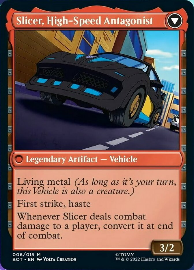 Slicer, Hired Muscle // Slicer, High-Speed Antagonist [Universes Beyond: Transformers] | Fandemonia Ltd