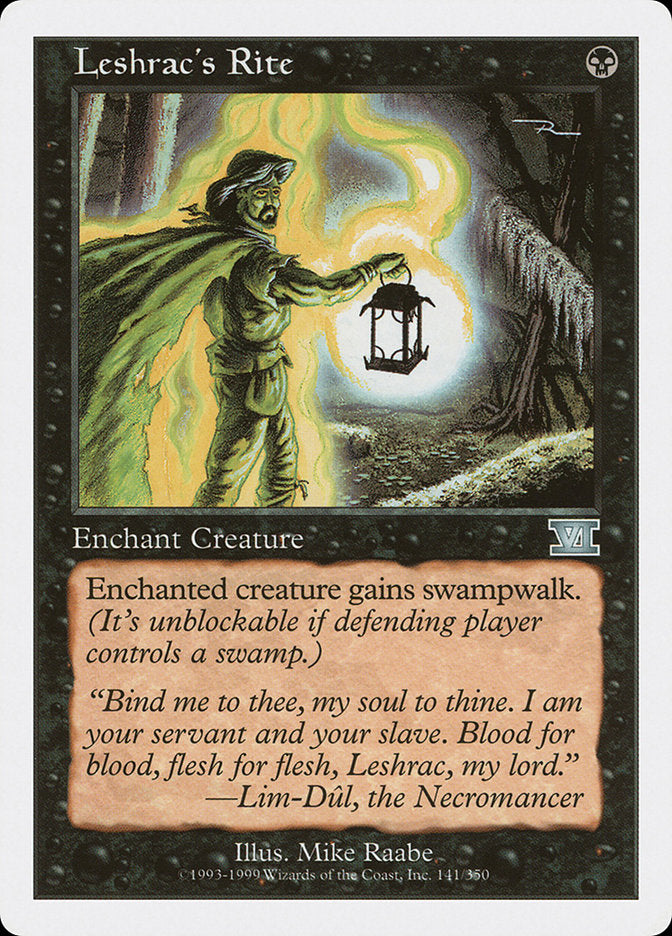 Leshrac's Rite [Classic Sixth Edition] | Fandemonia Ltd