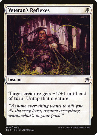 Veteran's Reflexes [Explorers of Ixalan] | Fandemonia Ltd
