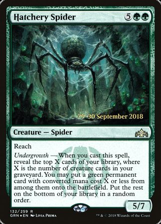 Hatchery Spider [Guilds of Ravnica Promos] | Fandemonia Ltd