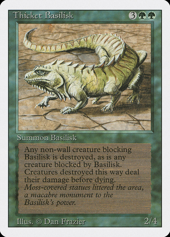 Thicket Basilisk [Revised Edition] | Fandemonia Ltd