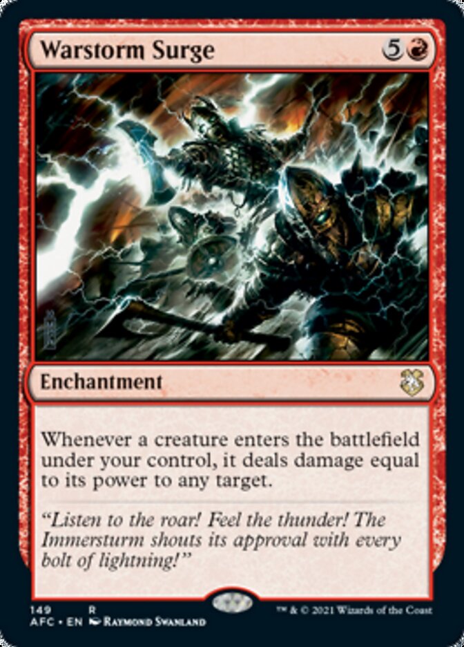 Warstorm Surge [Dungeons & Dragons: Adventures in the Forgotten Realms Commander] | Fandemonia Ltd