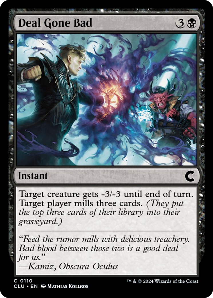 Deal Gone Bad [Ravnica: Clue Edition] | Fandemonia Ltd