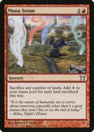 Mana Seism [Champions of Kamigawa] | Fandemonia Ltd