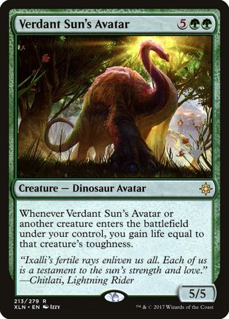 Verdant Sun's Avatar [Ixalan Promos] | Fandemonia Ltd