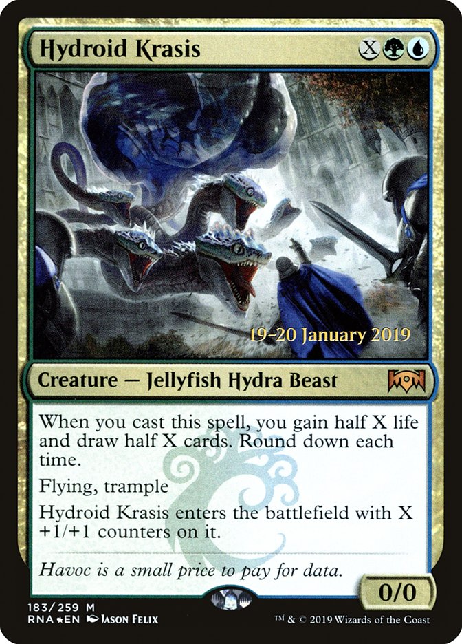 Hydroid Krasis [Ravnica Allegiance Prerelease Promos] | Fandemonia Ltd