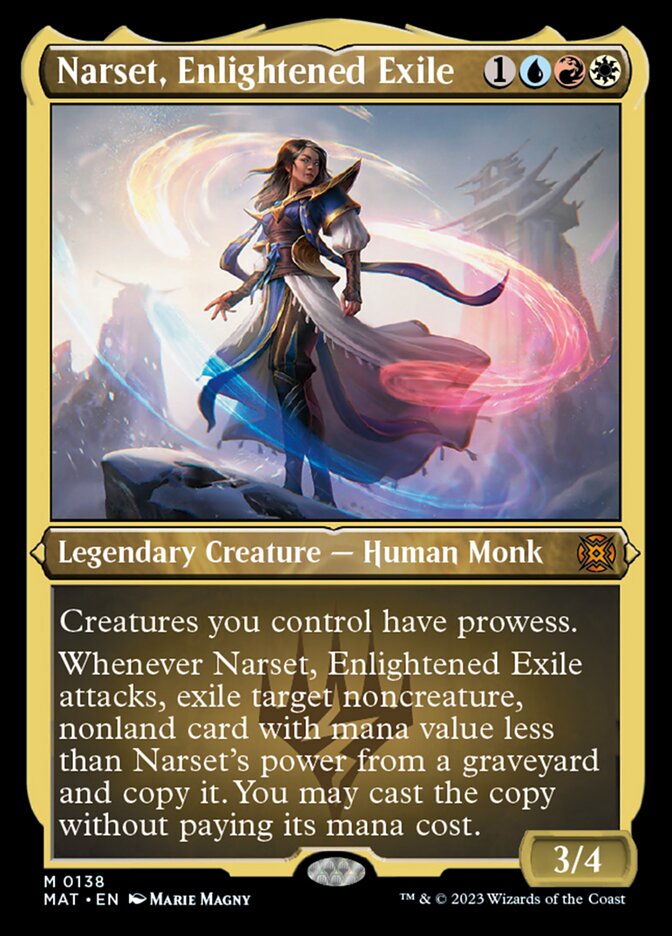 Narset, Enlightened Exile (Foil Etched) [March of the Machine: The Aftermath] | Fandemonia Ltd