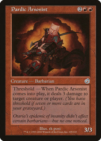 Pardic Arsonist [Torment] | Fandemonia Ltd