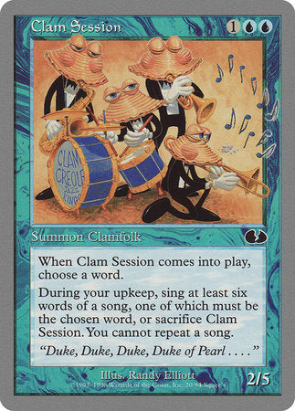 Clam Session [Unglued] | Fandemonia Ltd