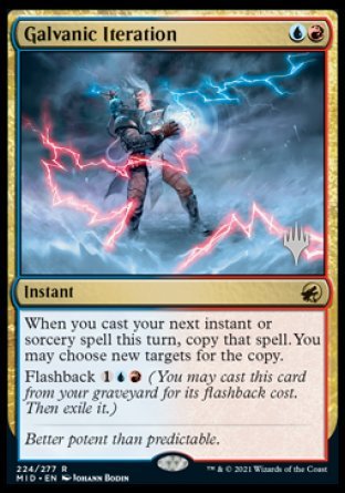 Galvanic Iteration (Promo Pack) [Innistrad: Midnight Hunt Promos] | Fandemonia Ltd