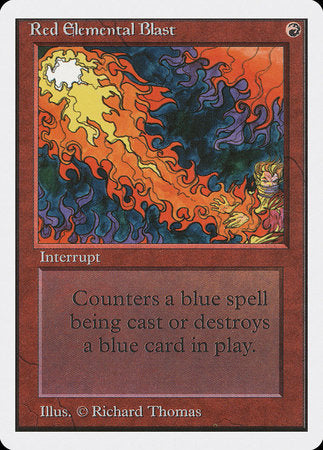 Red Elemental Blast [Unlimited Edition] | Fandemonia Ltd
