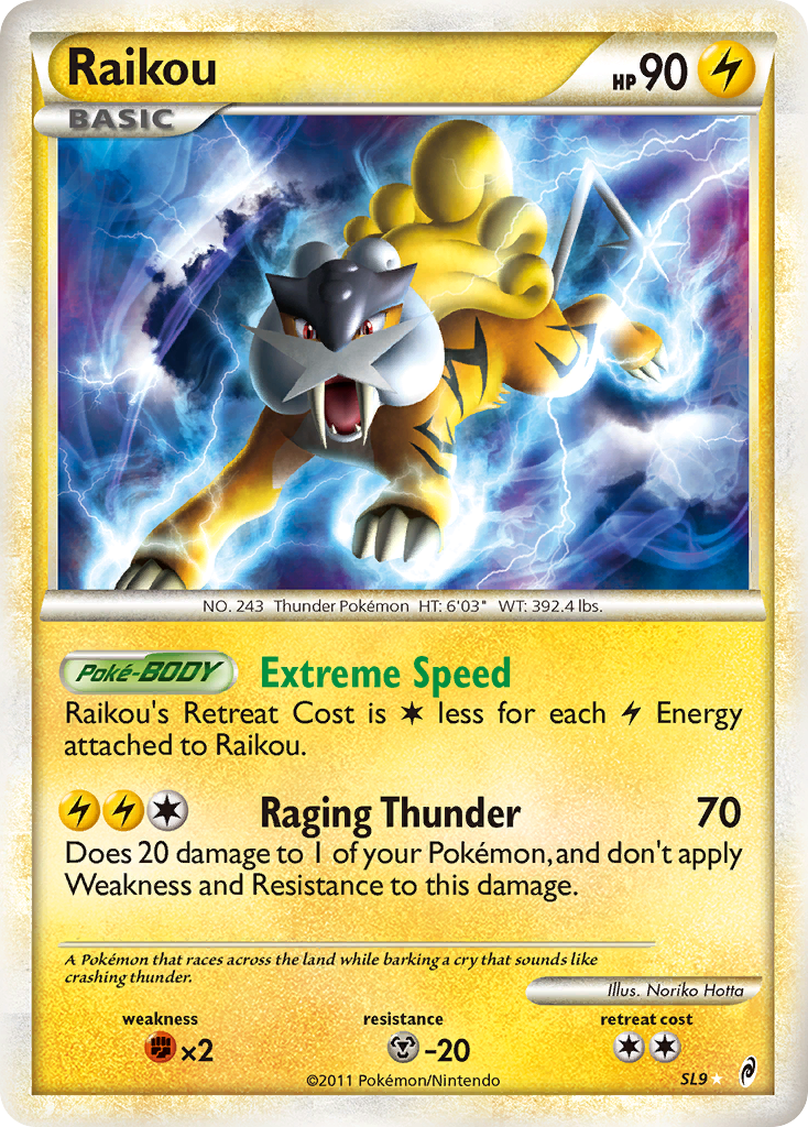 Raikou (SL9) [HeartGold & SoulSilver: Call of Legends] | Fandemonia Ltd