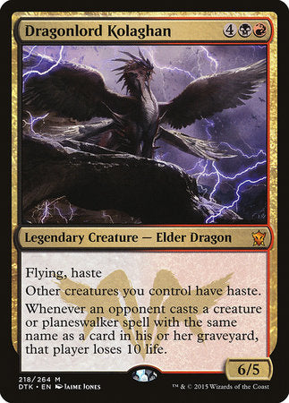 Dragonlord Kolaghan [Dragons of Tarkir] | Fandemonia Ltd