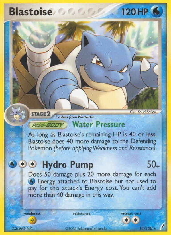 Blastoise (14/100) (Theme Deck Exclusive) [EX: Crystal Guardians] | Fandemonia Ltd