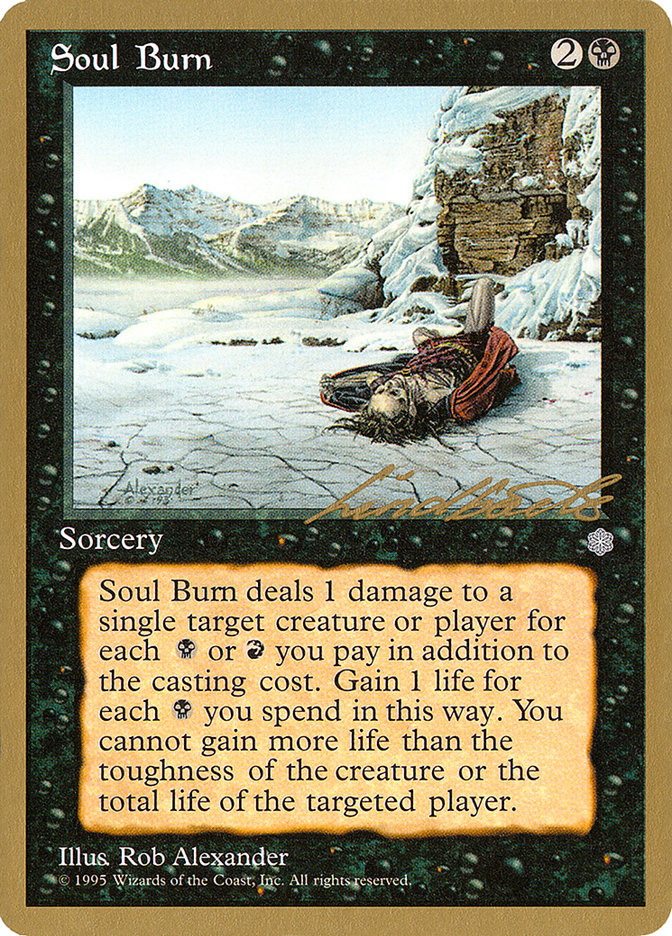 Soul Burn (Leon Lindback) [Pro Tour Collector Set] | Fandemonia Ltd