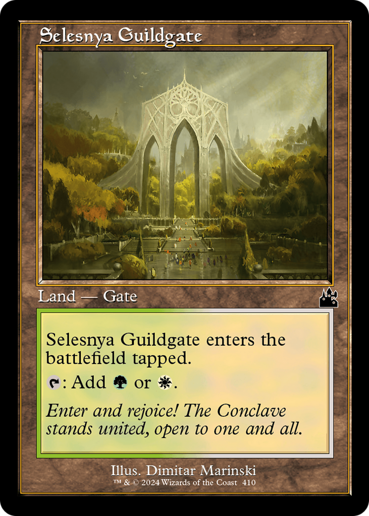Selesnya Guildgate (Retro Frame) [Ravnica Remastered] | Fandemonia Ltd