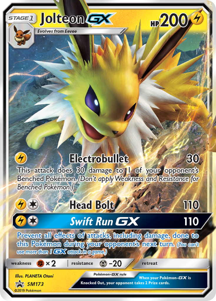 Jolteon GX (SM173) [Sun & Moon: Black Star Promos] | Fandemonia Ltd