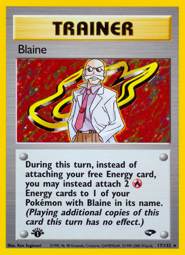 Blaine (17/132) [Gym Challenge 1st Edition] | Fandemonia Ltd