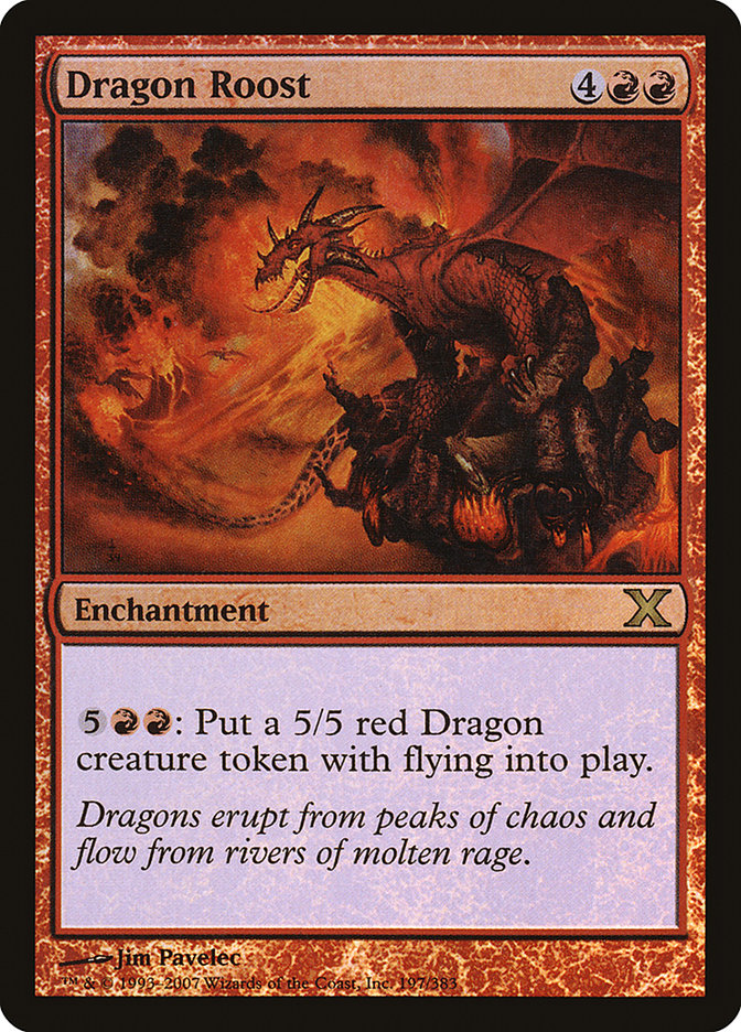 Dragon Roost (Premium Foil) [Tenth Edition] | Fandemonia Ltd