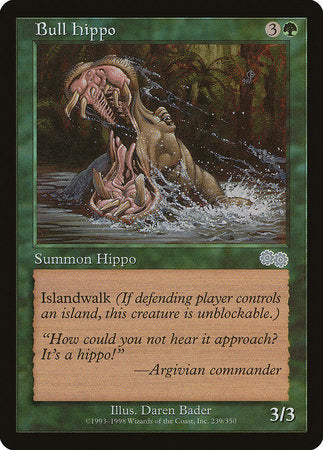 Bull Hippo [Urza's Saga] | Fandemonia Ltd