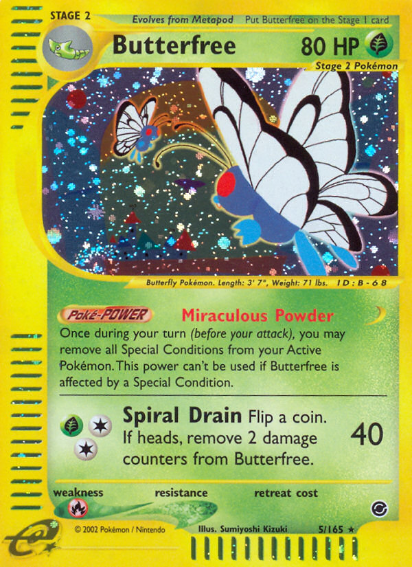 Butterfree (5/165) [Expedition: Base Set] | Fandemonia Ltd