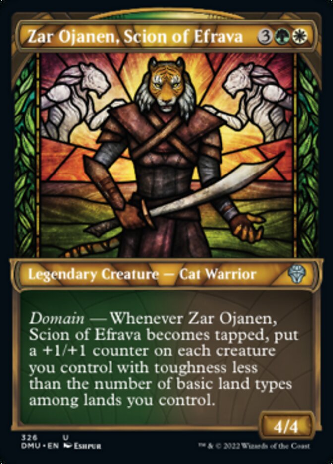 Zar Ojanen, Scion of Efrava (Showcase) [Dominaria United] | Fandemonia Ltd