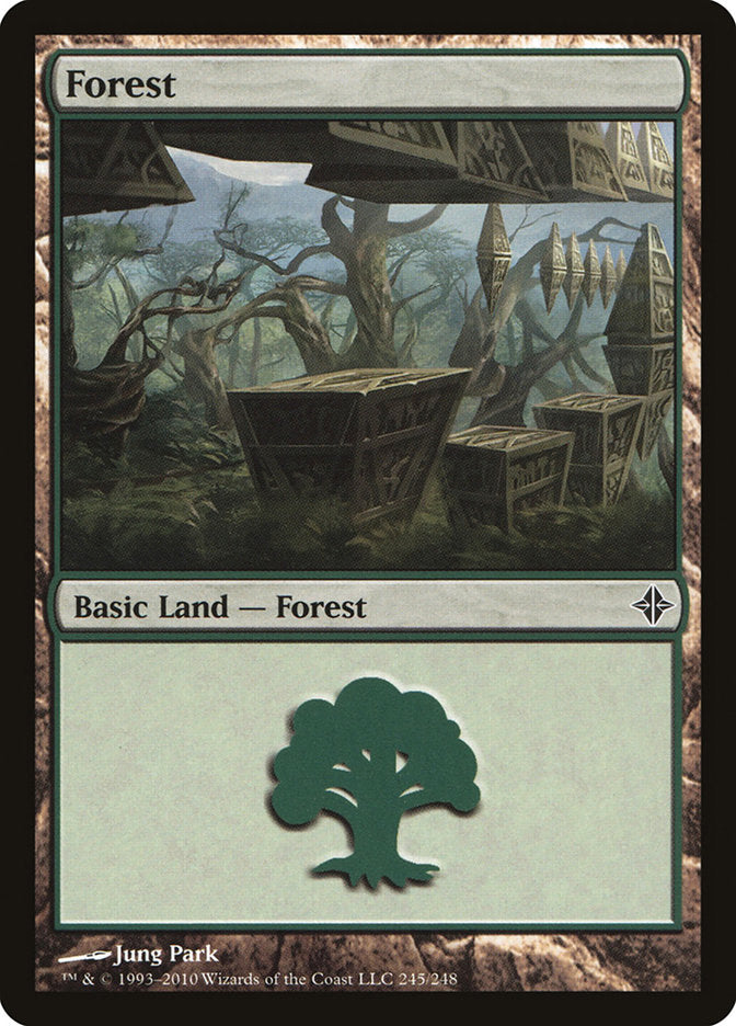 Forest (245) [Rise of the Eldrazi] | Fandemonia Ltd