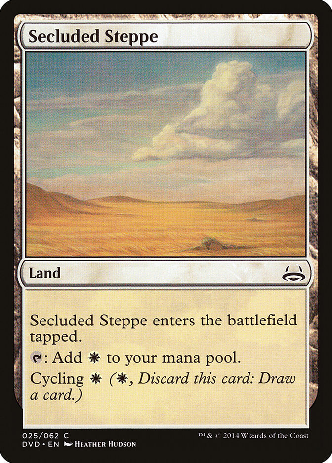 Secluded Steppe (Divine vs. Demonic) [Duel Decks Anthology] | Fandemonia Ltd