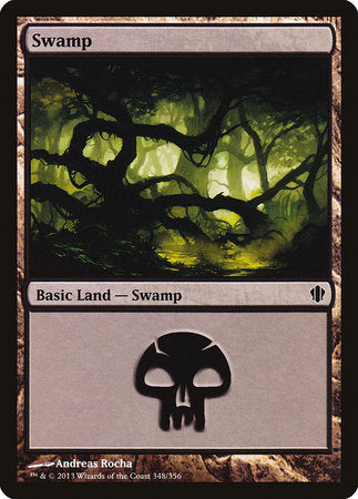 Swamp (348) [Commander 2013] | Fandemonia Ltd