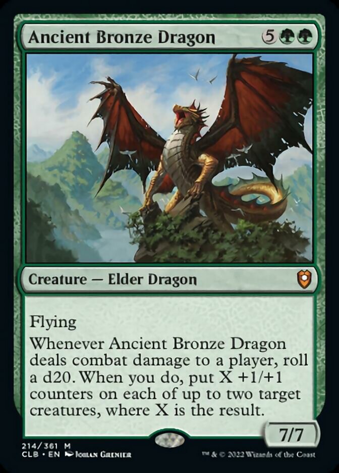 Ancient Bronze Dragon [Commander Legends: Battle for Baldur's Gate] | Fandemonia Ltd