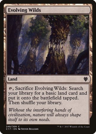 Evolving Wilds [Commander 2017] | Fandemonia Ltd