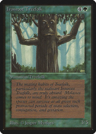 Ironroot Treefolk [Limited Edition Beta] | Fandemonia Ltd