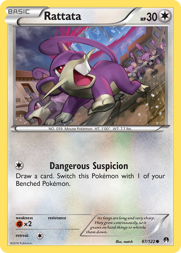 Rattata (87/122) [XY: BREAKpoint] | Fandemonia Ltd