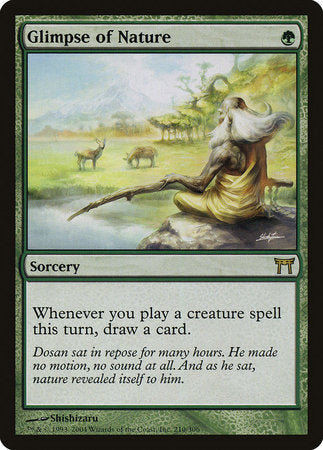 Glimpse of Nature [Champions of Kamigawa] | Fandemonia Ltd