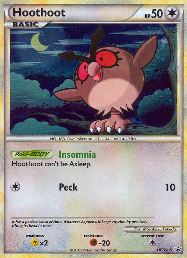 Hoothoot (HGSS05) [HeartGold & SoulSilver: Black Star Promos] | Fandemonia Ltd