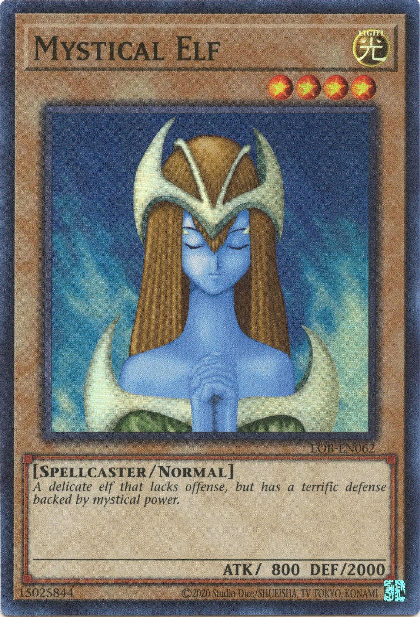 Mystical Elf (25th Anniversary) [LOB-EN062] Super Rare | Fandemonia Ltd