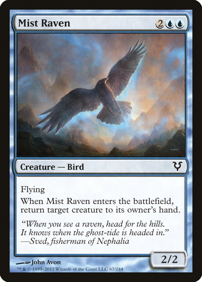 Mist Raven [Avacyn Restored] | Fandemonia Ltd
