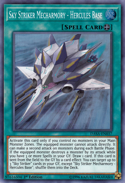 Sky Striker Mecharmory - Hercules Base [DASA-EN037] Super Rare | Fandemonia Ltd