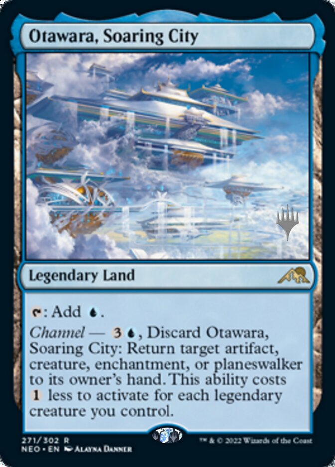 Otawara, Soaring City (Promo Pack) [Kamigawa: Neon Dynasty Promos] | Fandemonia Ltd