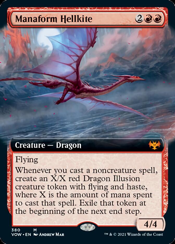 Manaform Hellkite (Extended) [Innistrad: Crimson Vow] | Fandemonia Ltd