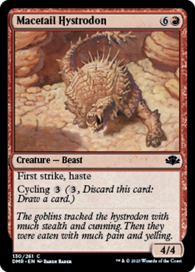 Macetail Hystrodon [Dominaria Remastered] | Fandemonia Ltd
