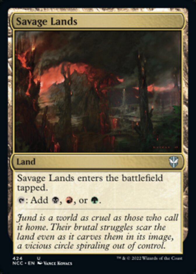 Savage Lands [Streets of New Capenna Commander] | Fandemonia Ltd