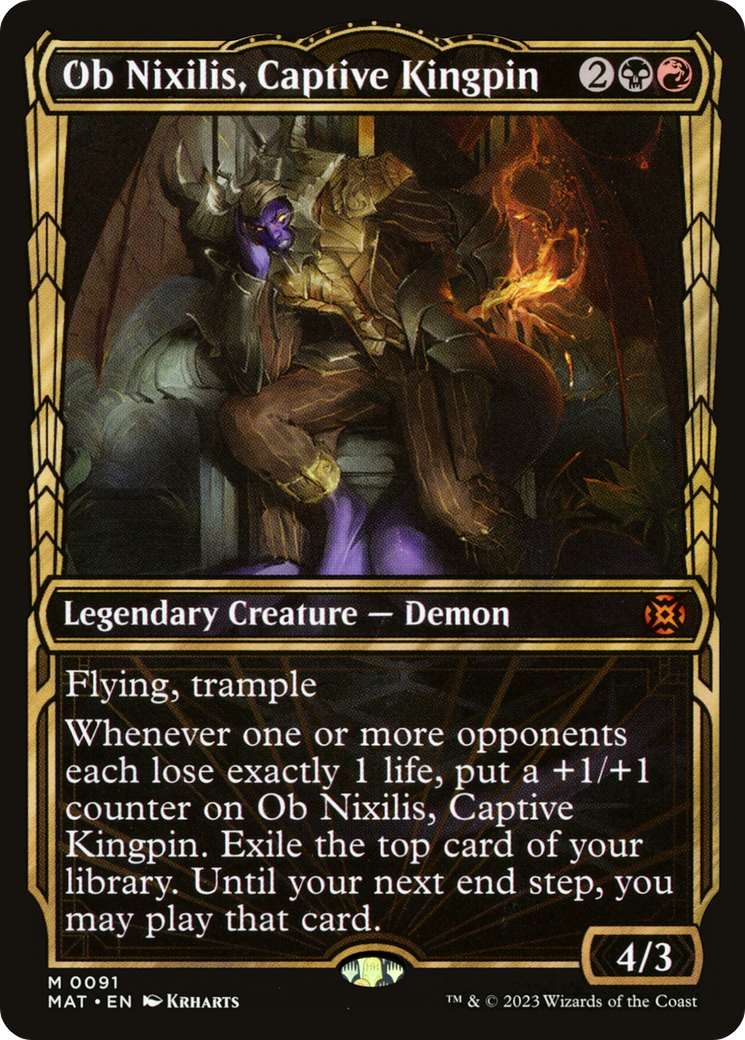 Ob Nixilis, Captive Kingpin (Showcase) [March of the Machine: The Aftermath] | Fandemonia Ltd