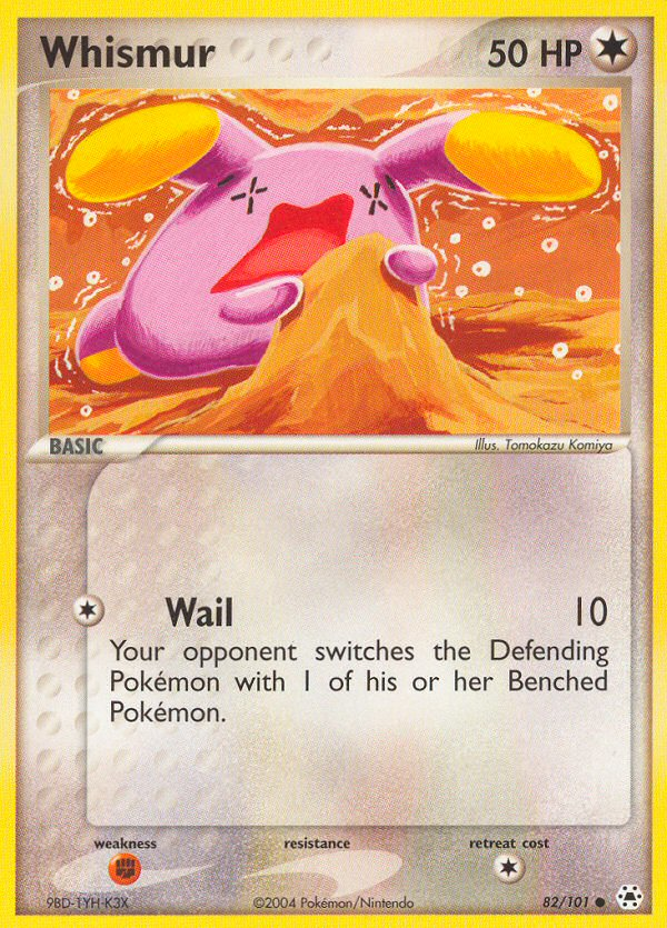 Whismur (82/101) [EX: Hidden Legends] | Fandemonia Ltd