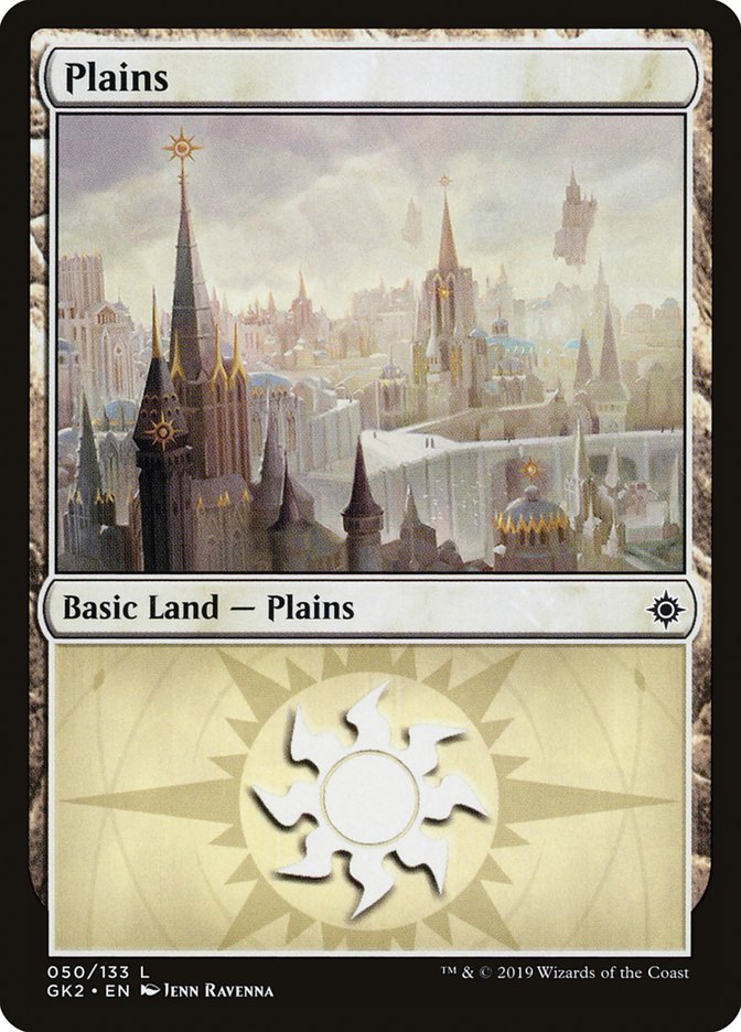 Plains (50) [Ravnica Allegiance Guild Kit] | Fandemonia Ltd