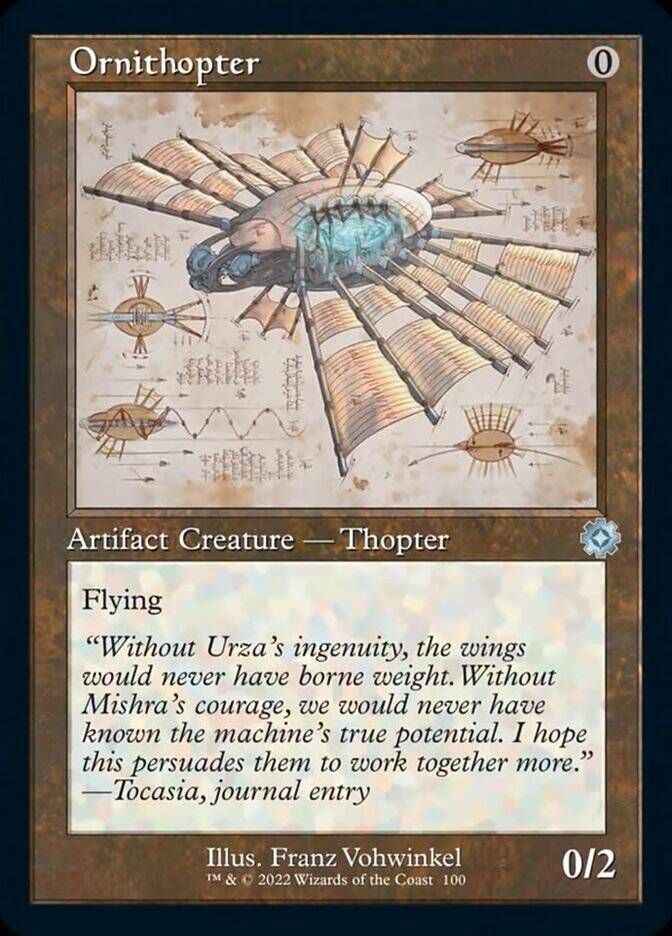 Ornithopter (Retro Schematic) [The Brothers' War Retro Artifacts] | Fandemonia Ltd