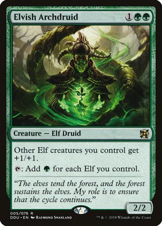 Elvish Archdruid [Duel Decks: Elves vs. Inventors] | Fandemonia Ltd